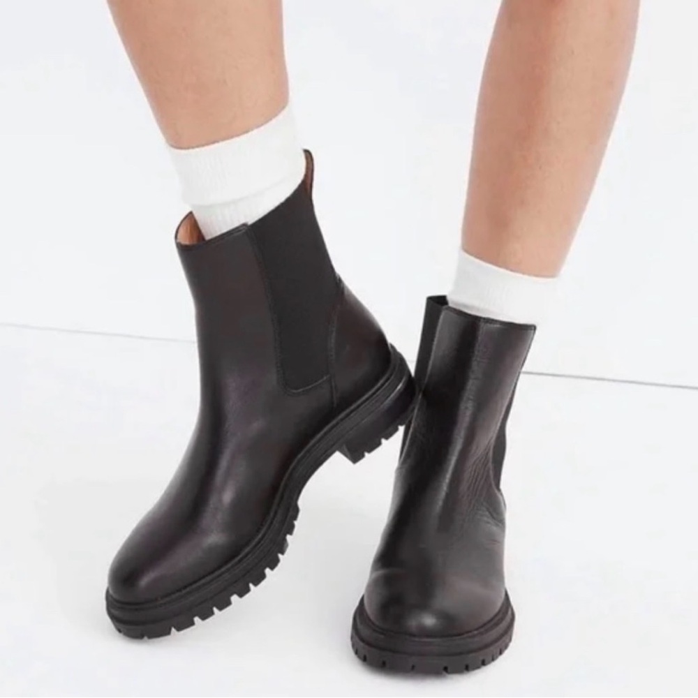 Madewell Chunky Chelsea Boots 8.5